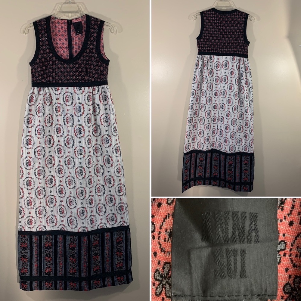 Anna Sui maxi dress. Size 0